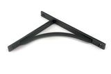 From The Anvil - Matt Black Apperley Shelf Bracket (260mm x 200mm) | Sku. 51134 | Trade Door Handles.