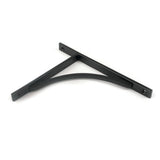 From The Anvil - Matt Black Apperley Shelf Bracket (260mm x 200mm) | Sku. 51134 | Trade Door Handles.