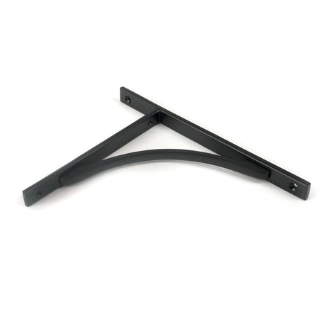 From The Anvil - Matt Black Apperley Shelf Bracket (260mm x 200mm) | Sku. 51134 | Trade Door Handles.