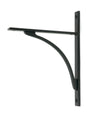 From The Anvil - Matt Black Apperley Shelf Bracket (260mm x 200mm) | Sku. 51134 | Trade Door Handles.