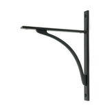 From The Anvil - Matt Black Apperley Shelf Bracket (260mm x 200mm) | Sku. 51134 | Trade Door Handles.