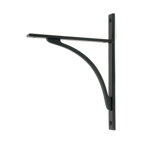 From The Anvil - Matt Black Apperley Shelf Bracket (260mm x 200mm) | Sku. 51134 | Trade Door Handles.