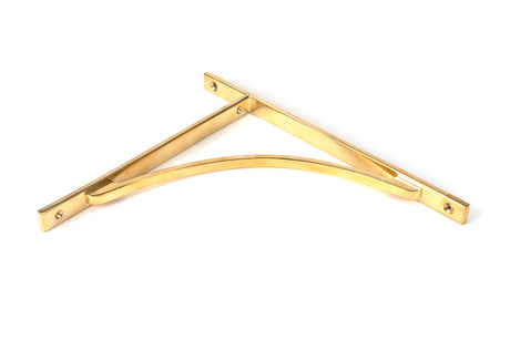 From The Anvil - Polished Brass Apperley Shelf Bracket (314mm x 250mm) | Sku. 51135 | Trade Door Handles.