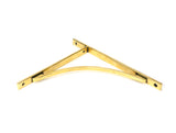 From The Anvil - Aged Brass Apperley Shelf Bracket (314mm x 250mm) | Sku. 51136 | Trade Door Handles.