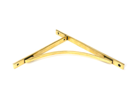 From The Anvil - Aged Brass Apperley Shelf Bracket (314mm x 250mm) | Sku. 51136 | Trade Door Handles.