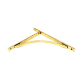 From The Anvil - Aged Brass Apperley Shelf Bracket (314mm x 250mm) | Sku. 51136 | Trade Door Handles.