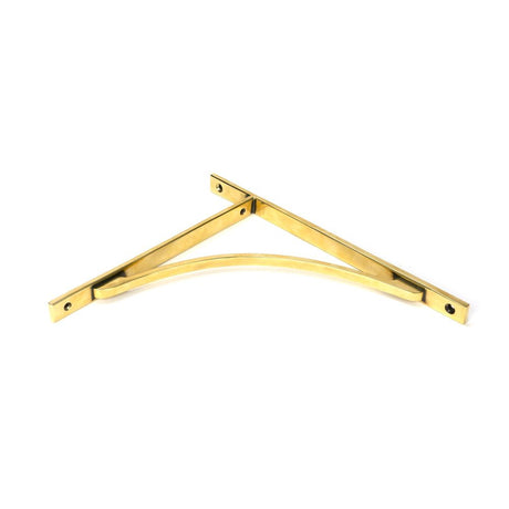 From The Anvil - Aged Brass Apperley Shelf Bracket (314mm x 250mm) | Sku. 51136 | Trade Door Handles.