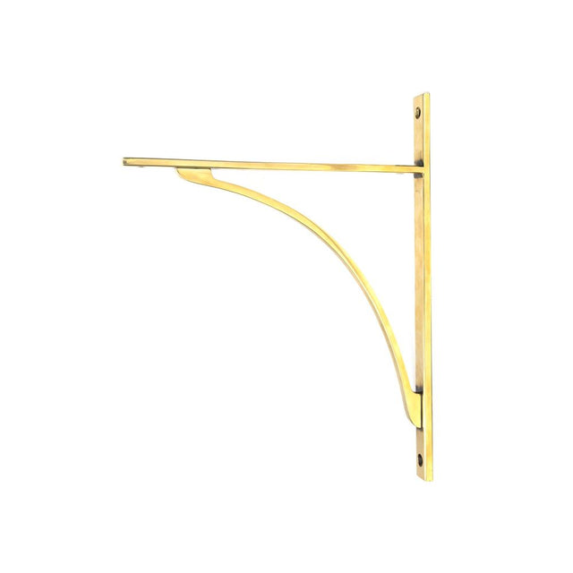 From The Anvil - Aged Brass Apperley Shelf Bracket (314mm x 250mm) | Sku. 51136 | Trade Door Handles.