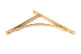 From The Anvil - Satin Brass Apperley Shelf Bracket (314mm x 250mm) | Sku. 51137 | Trade Door Handles.