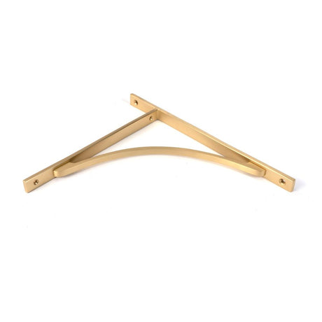 From The Anvil - Satin Brass Apperley Shelf Bracket (314mm x 250mm) | Sku. 51137 | Trade Door Handles.