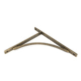 From The Anvil - Burnished Brass Apperley Shelf Bracket (314mm x 250mm) | Sku. 51138 | Trade Door Handles.