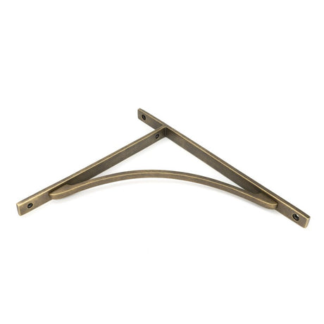 From The Anvil - Burnished Brass Apperley Shelf Bracket (314mm x 250mm) | Sku. 51138 | Trade Door Handles.