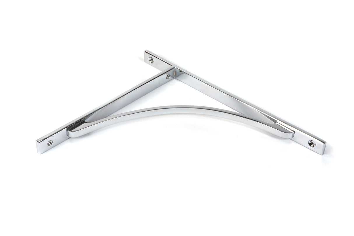 From The Anvil - Polished Chrome Apperley Shelf Bracket (314mm x 250mm) | Sku. 51139 | Trade Door Handles.