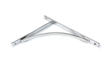 From The Anvil - Polished Chrome Apperley Shelf Bracket (314mm x 250mm) | Sku. 51139 | Trade Door Handles.