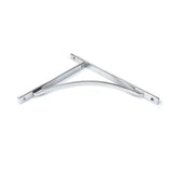 From The Anvil - Polished Chrome Apperley Shelf Bracket (314mm x 250mm) | Sku. 51139 | Trade Door Handles.