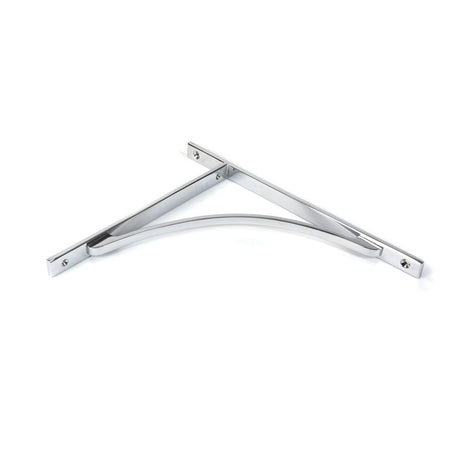 From The Anvil - Polished Chrome Apperley Shelf Bracket (314mm x 250mm) | Sku. 51139 | Trade Door Handles.