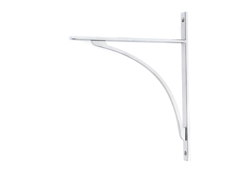 From The Anvil - Polished Chrome Apperley Shelf Bracket (314mm x 250mm) | Sku. 51139 | Trade Door Handles.