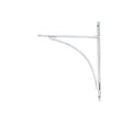 From The Anvil - Polished Chrome Apperley Shelf Bracket (314mm x 250mm) | Sku. 51139 | Trade Door Handles.