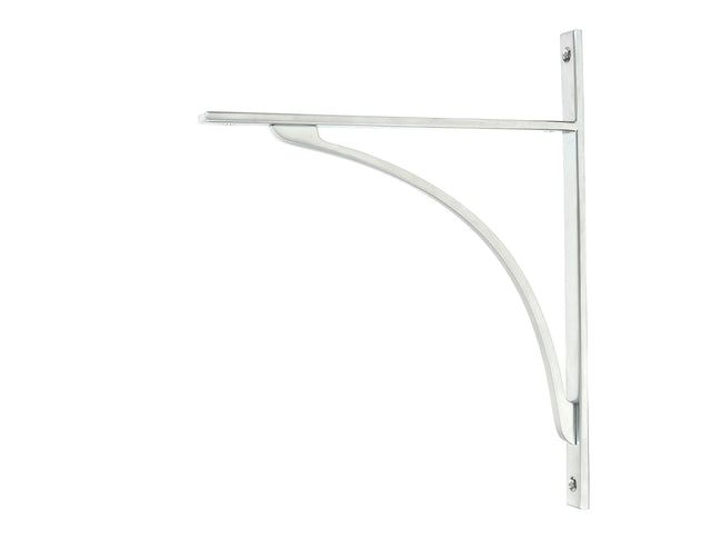 From The Anvil - Satin Chrome Apperley Shelf Bracket (314mm x 250mm) | Sku. 51140 | Trade Door Handles.