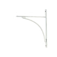 From The Anvil - Satin Chrome Apperley Shelf Bracket (314mm x 250mm) | Sku. 51140 | Trade Door Handles.