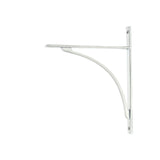 From The Anvil - Satin Chrome Apperley Shelf Bracket (314mm x 250mm) | Sku. 51140 | Trade Door Handles.