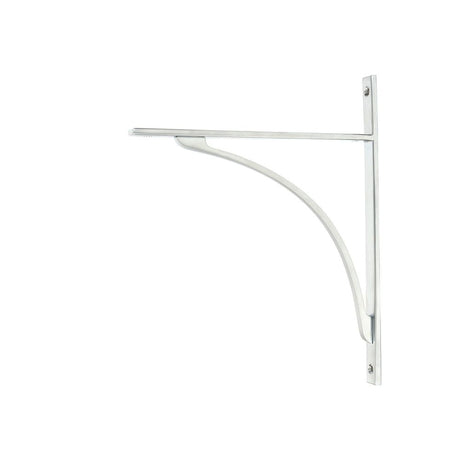From The Anvil - Satin Chrome Apperley Shelf Bracket (314mm x 250mm) | Sku. 51140 | Trade Door Handles.