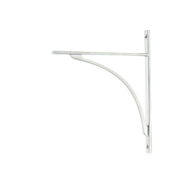 From The Anvil - Satin Chrome Apperley Shelf Bracket (314mm x 250mm) | Sku. 51140 | Trade Door Handles.