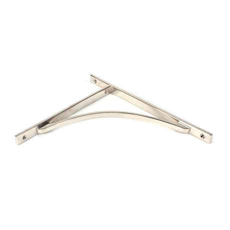 From The Anvil - Polished Nickel Apperley Shelf Bracket (314mm x 250mm) | Sku. 51141 | Trade Door Handles.