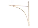 From The Anvil - Polished Nickel Apperley Shelf Bracket (314mm x 250mm) | Sku. 51141 | Trade Door Handles.