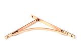 From The Anvil - Polished Bronze Apperley Shelf Bracket (314mm x 250mm) | Sku. 51143 | Trade Door Handles.