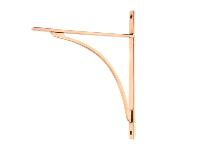 From The Anvil - Polished Bronze Apperley Shelf Bracket (314mm x 250mm) | Sku. 51143 | Trade Door Handles.