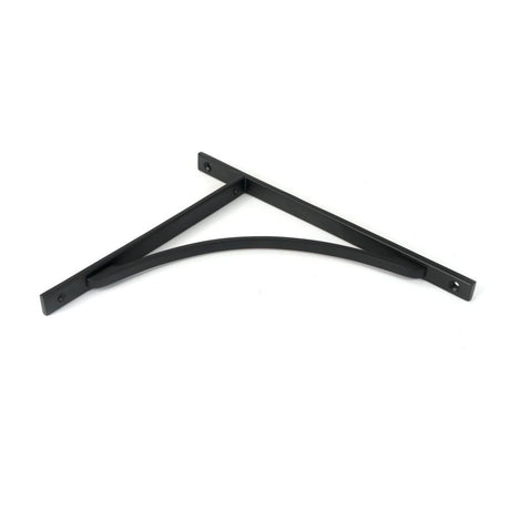 From The Anvil - Matt Black Apperley Shelf Bracket (314mm x 250mm) | Sku. 51144 | Trade Door Handles.