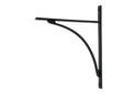 From The Anvil - Matt Black Apperley Shelf Bracket (314mm x 250mm) | Sku. 51144 | Trade Door Handles.