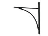From The Anvil - Matt Black Apperley Shelf Bracket (314mm x 250mm) | Sku. 51144 | Trade Door Handles.