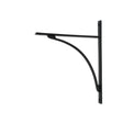 From The Anvil - Matt Black Apperley Shelf Bracket (314mm x 250mm) | Sku. 51144 | Trade Door Handles.