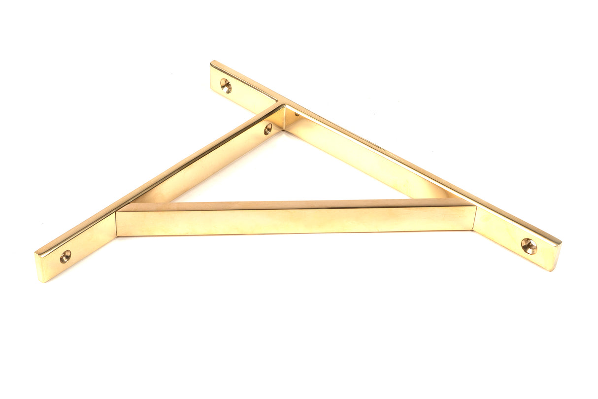 From The Anvil - Polished Brass Chalfont Shelf Bracket (260mm x 200mm) | Sku. 51145 | Trade Door Handles.