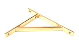 From The Anvil - Polished Brass Chalfont Shelf Bracket (260mm x 200mm) | Sku. 51145 | Trade Door Handles.