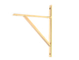 From The Anvil - Polished Brass Chalfont Shelf Bracket (260mm x 200mm) | Sku. 51145 | Trade Door Handles.