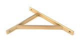 From The Anvil - Satin Brass Chalfont Shelf Bracket (260mm x 200mm) | Sku. 51147 | Trade Door Handles.