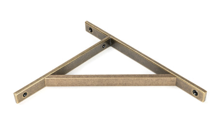 From The Anvil - Burnished Brass Chalfont Shelf Bracket (260mm x 200mm) | Sku. 51148 | Trade Door Handles.