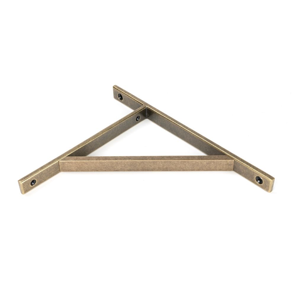 From The Anvil - Burnished Brass Chalfont Shelf Bracket (260mm x 200mm) | Sku. 51148 | Trade Door Handles.