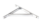 From The Anvil - Polished Chrome Chalfont Shelf Bracket (260mm x 200mm) | Sku. 51149 | Trade Door Handles.