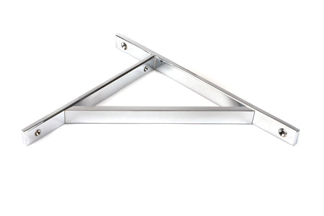 From The Anvil - Polished Chrome Chalfont Shelf Bracket (260mm x 200mm) | Sku. 51149 | Trade Door Handles.