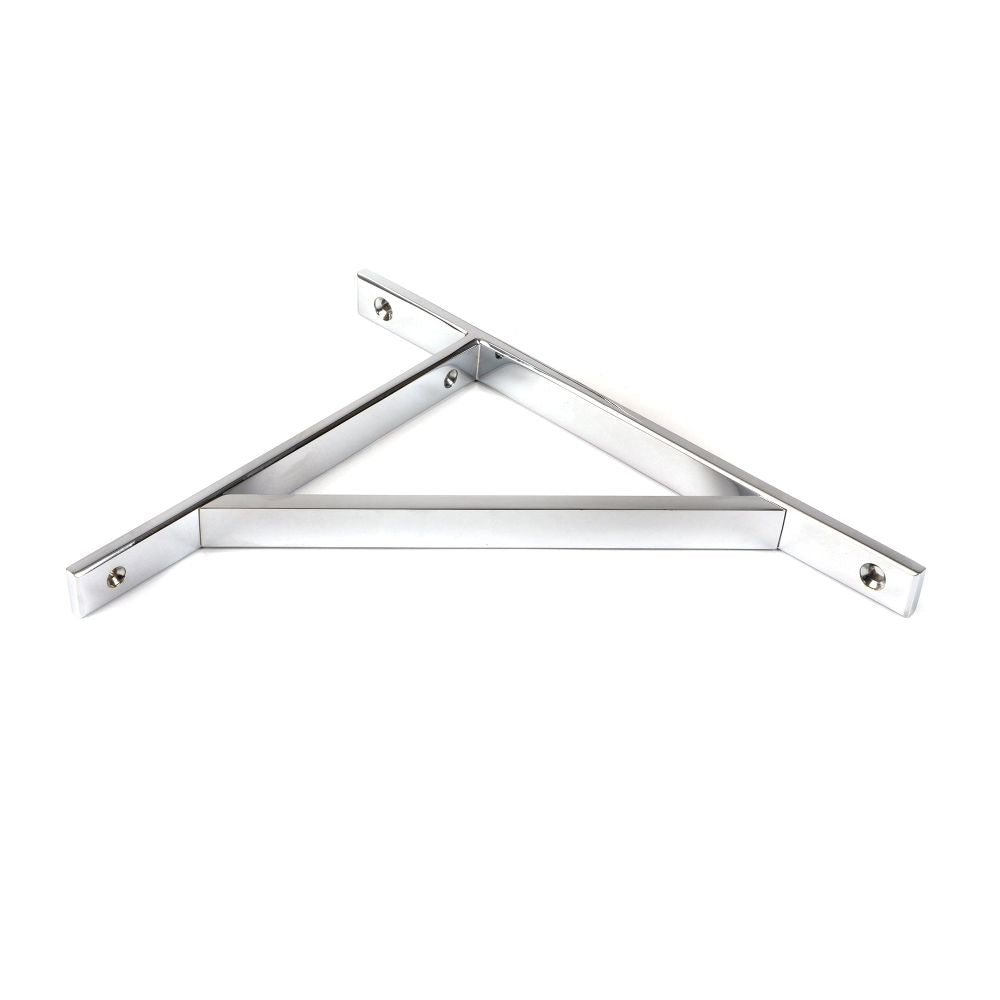 From The Anvil - Polished Chrome Chalfont Shelf Bracket (260mm x 200mm) | Sku. 51149 | Trade Door Handles.