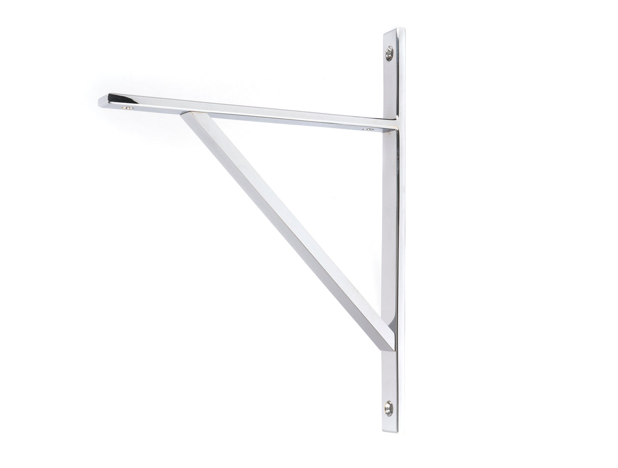 From The Anvil - Polished Chrome Chalfont Shelf Bracket (260mm x 200mm) | Sku. 51149 | Trade Door Handles.