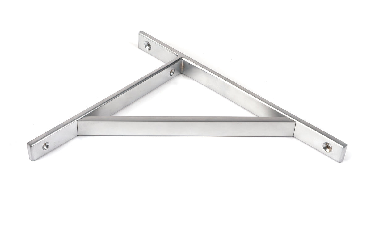 From The Anvil - Satin Chrome Chalfont Shelf Bracket (260mm x 200mm) | Sku. 51150 | Trade Door Handles.