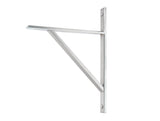 From The Anvil - Satin Chrome Chalfont Shelf Bracket (260mm x 200mm) | Sku. 51150 | Trade Door Handles.