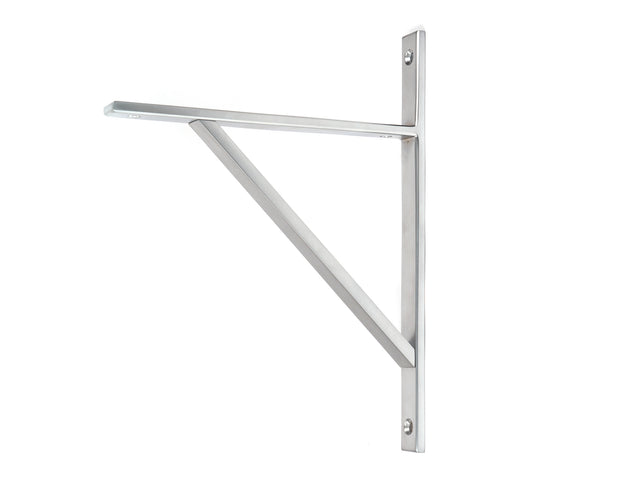 From The Anvil - Satin Chrome Chalfont Shelf Bracket (260mm x 200mm) | Sku. 51150 | Trade Door Handles.