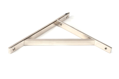 From The Anvil - Polished Nickel Chalfont Shelf Bracket (260mm x 200mm) | Sku. 51151 | Trade Door Handles.
