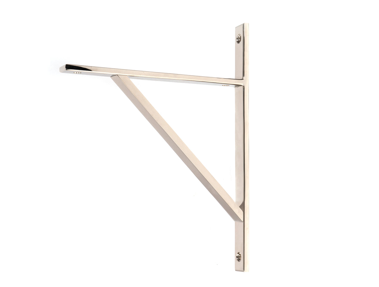 From The Anvil - Polished Nickel Chalfont Shelf Bracket (260mm x 200mm) | Sku. 51151 | Trade Door Handles.
